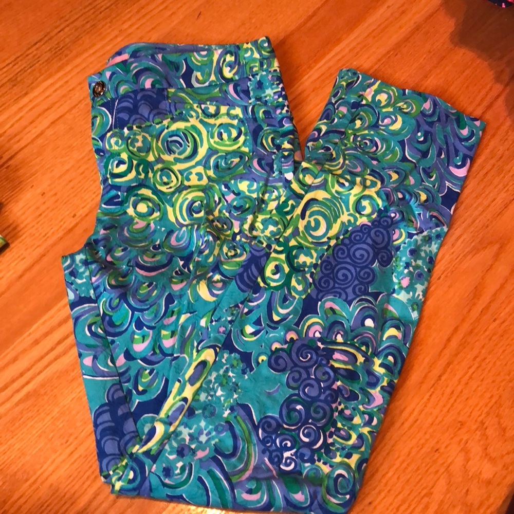Lilly Pulitzer Kelly pants Lilly’s lagoon